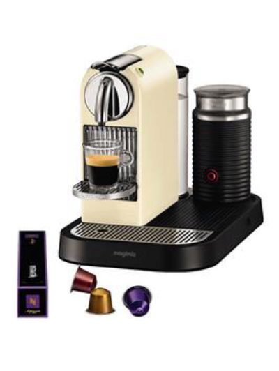 Nespresso Citiz And Milk M190 Coffee Machine By Magimix - Cream Nespresso Citiz And Milk M190 Coffee Machine By Magimix - Cream